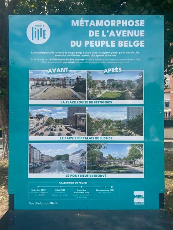 Métamorphose avenue Peuple Belge 1