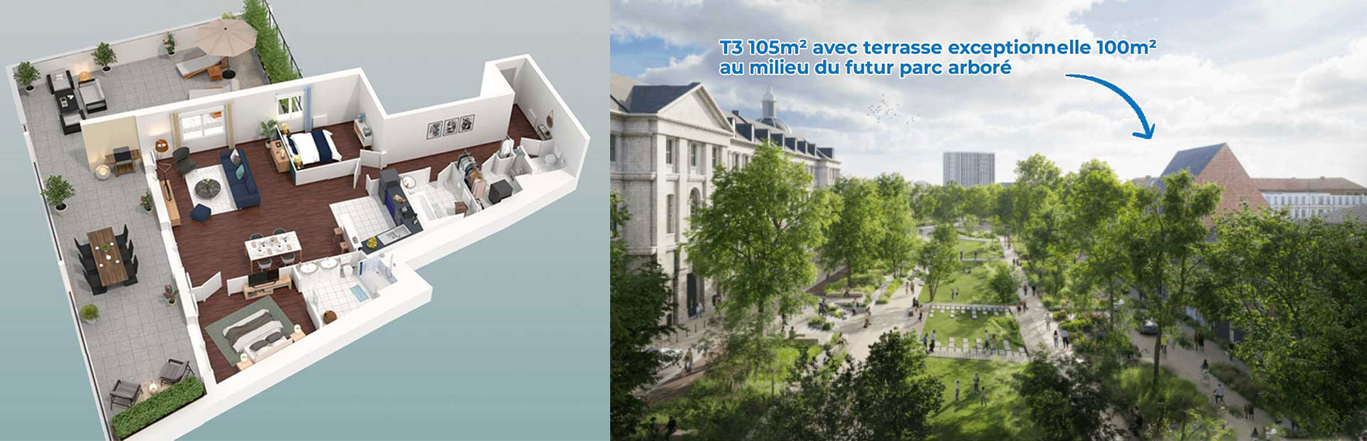 Les berges du Vieux Lille